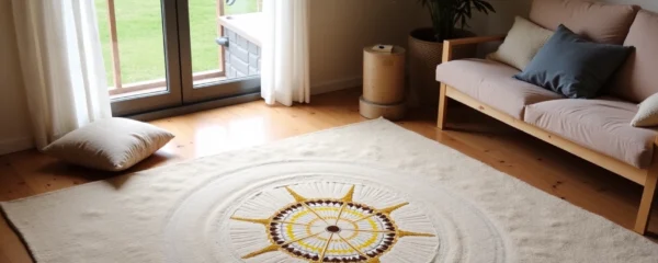 tapis méditatif stylé